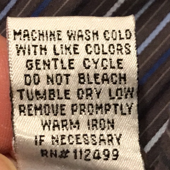 Tailorbyrd Classic Fit 100%Cotton Black Grey Blue Stripes Mens Long Sleeve shirt - Picture 11 of 12